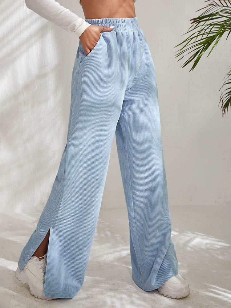 Corduroy Wide Leg Pants