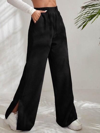 Corduroy Wide Leg Pants