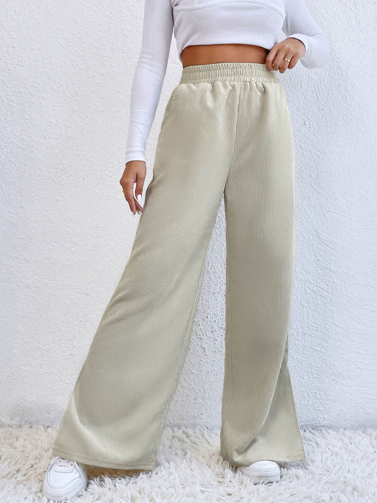 Corduroy Wide Leg Pants