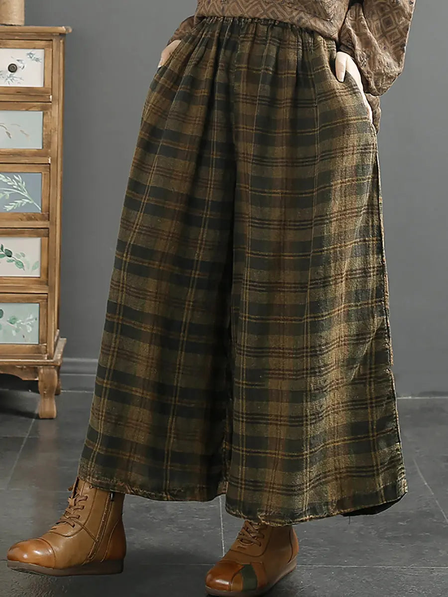 Linen Wide-leg Pants