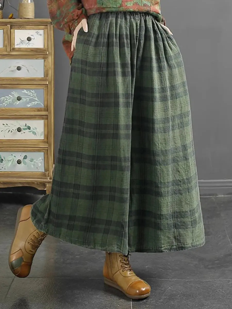 Linen Wide-leg Pants