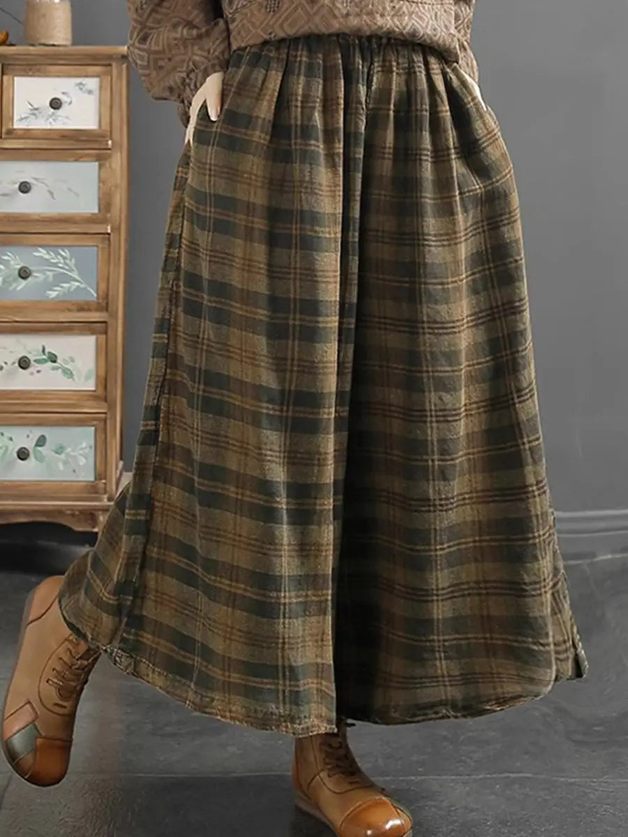 Linen Wide-leg Pants