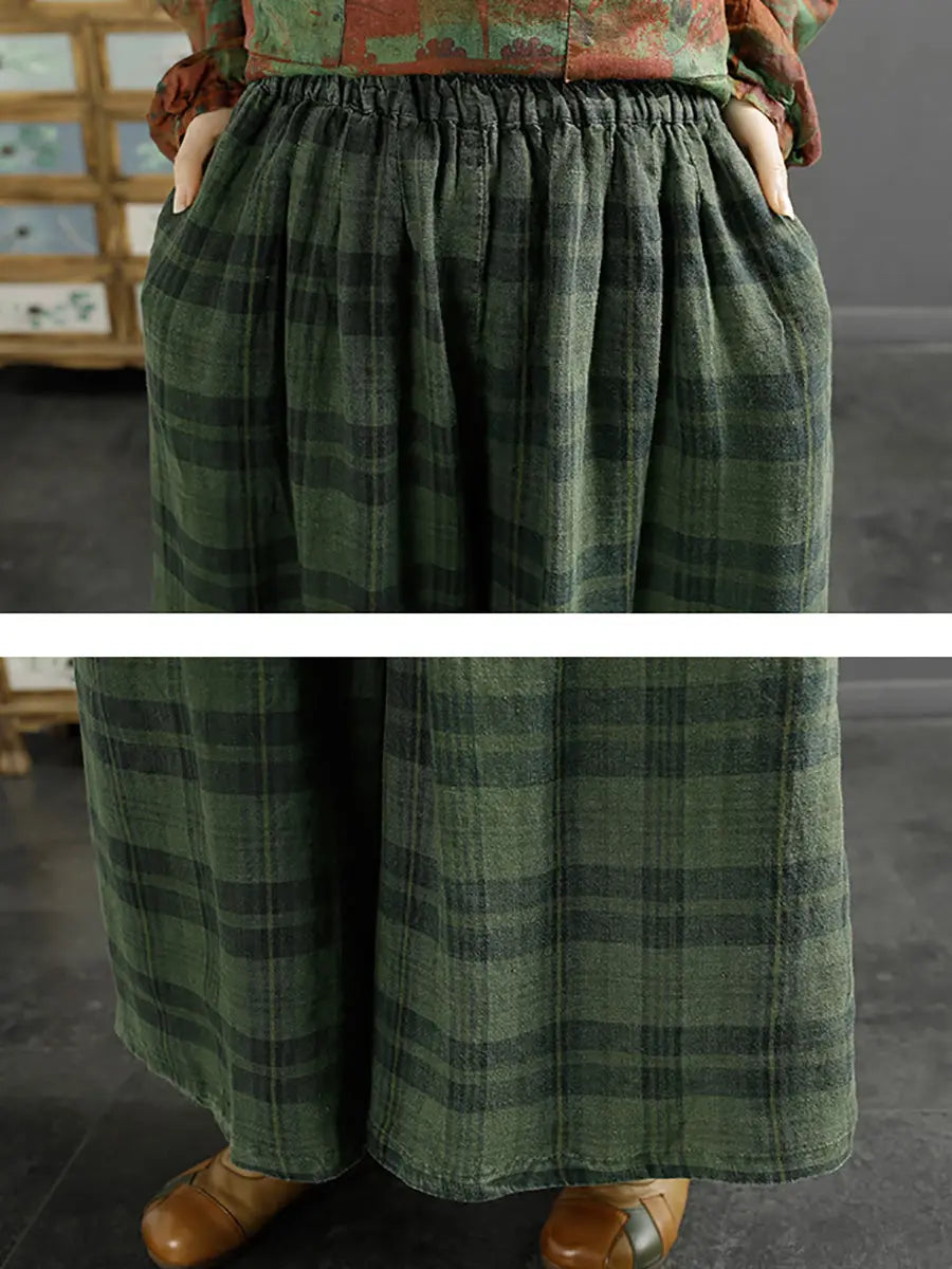 Linen Wide-leg Pants