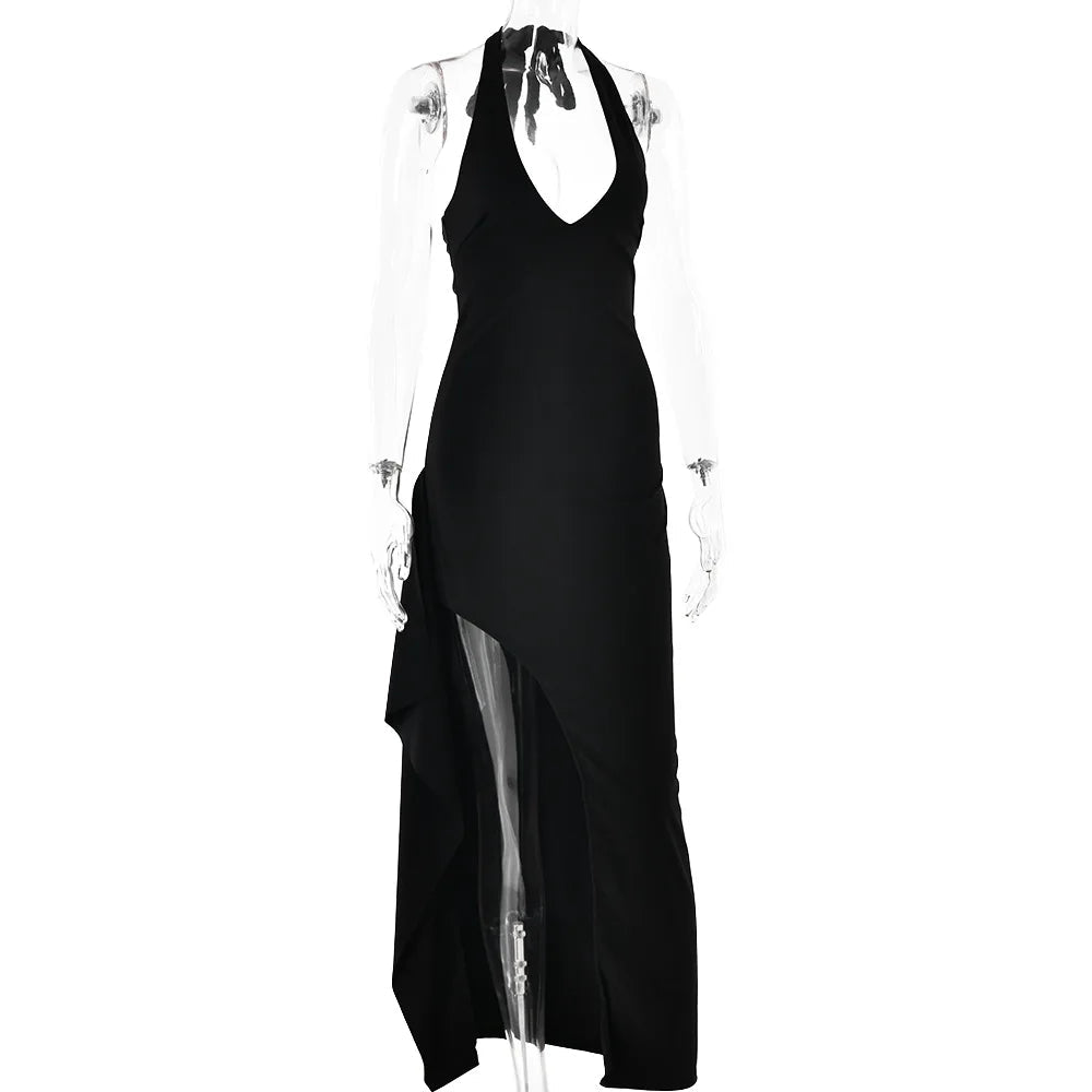 Split Korean Long Es Midi Dresses
