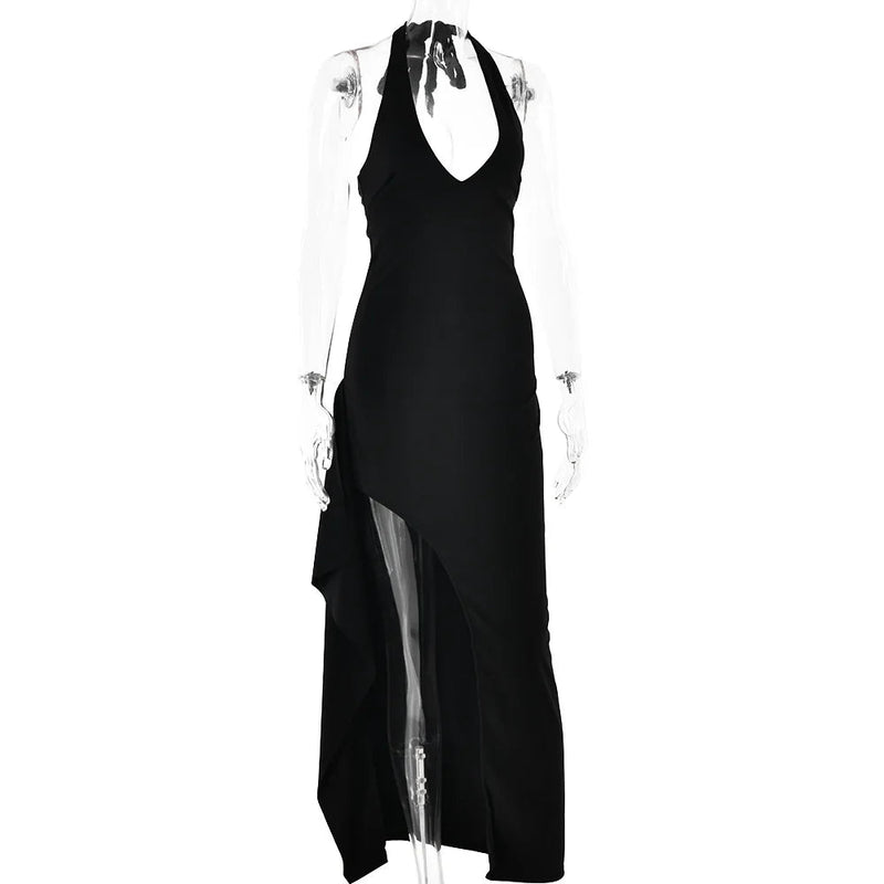 Split Korean Long Es Midi Dresses