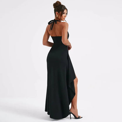 Split Korean Long Es Midi Dresses