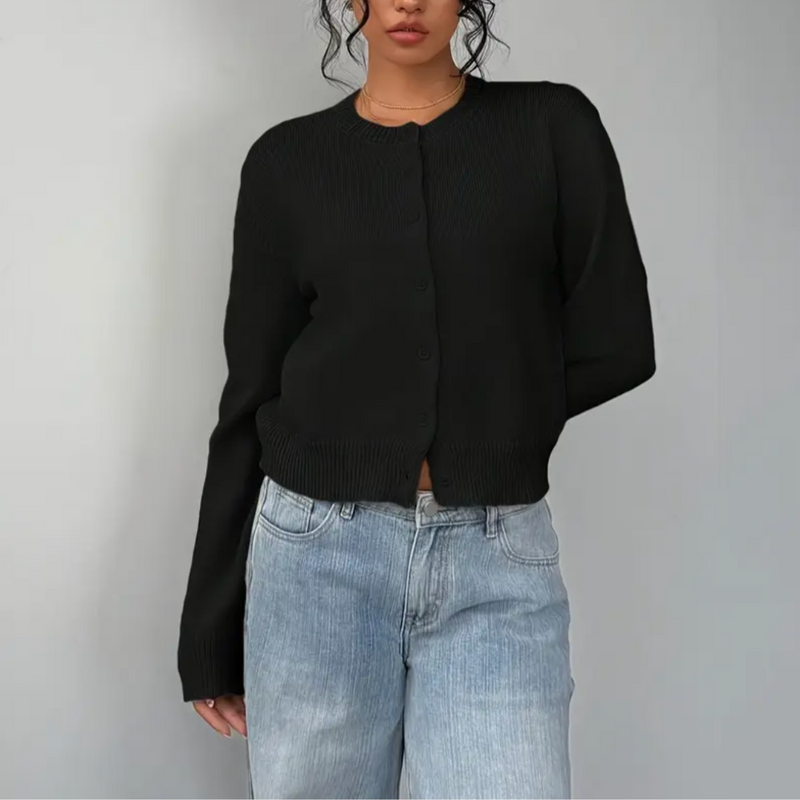 Fiona | ’s Spring Cropped Button Cardigan