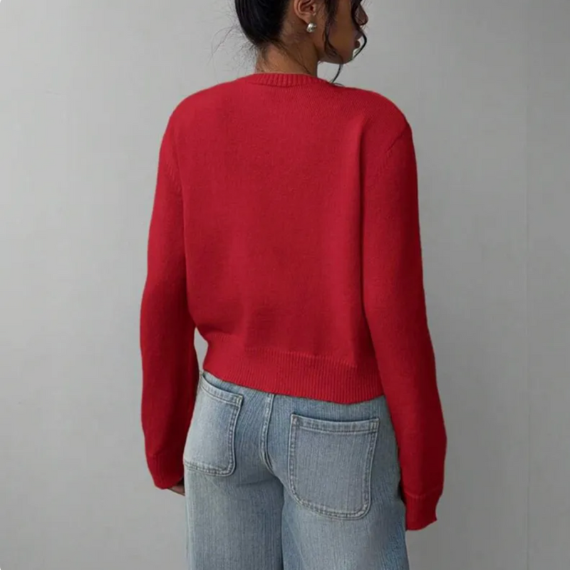 Fiona | ’s Spring Cropped Button Cardigan