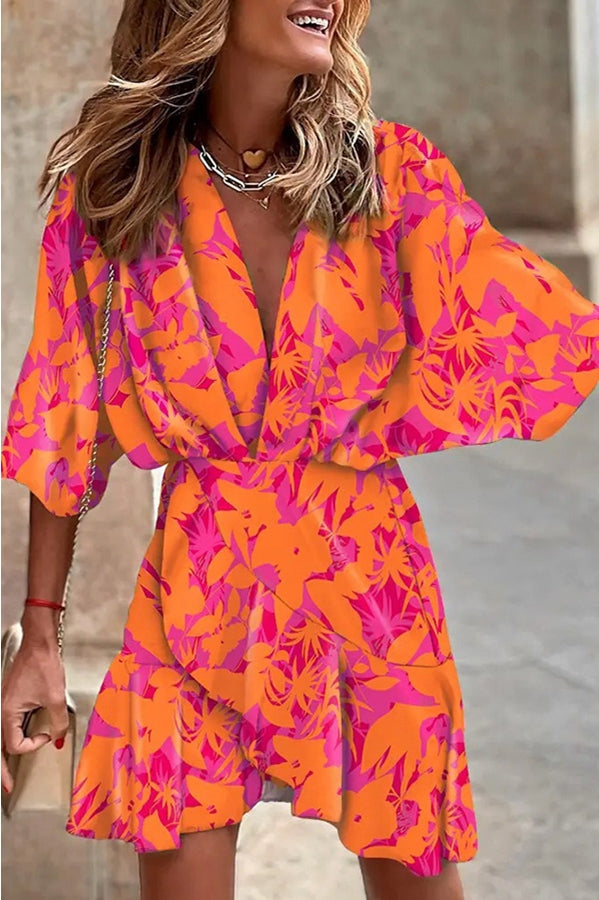 Dancing in the Garden Printed Mini Dress