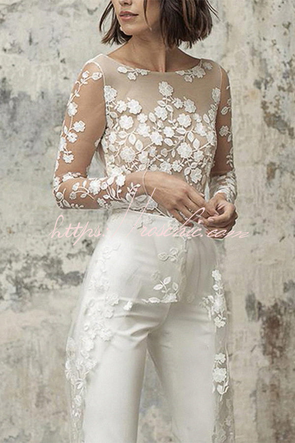 White Wedding Jumpsuit