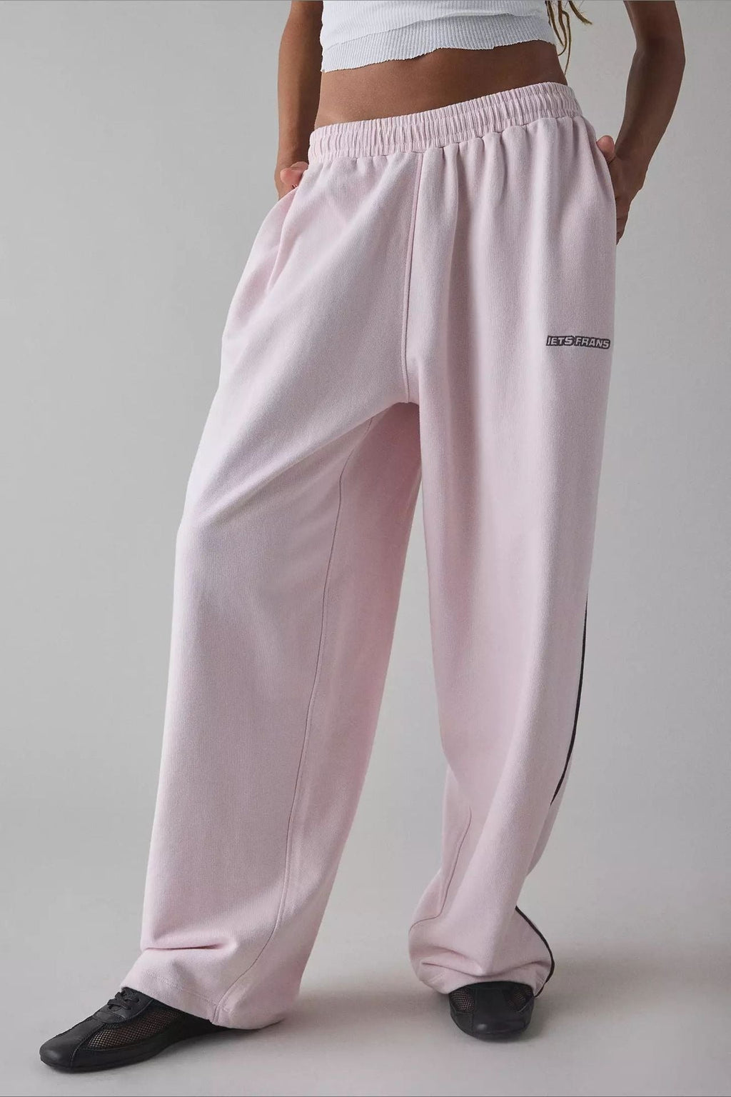 Elastic Waist Loose Fit Pants