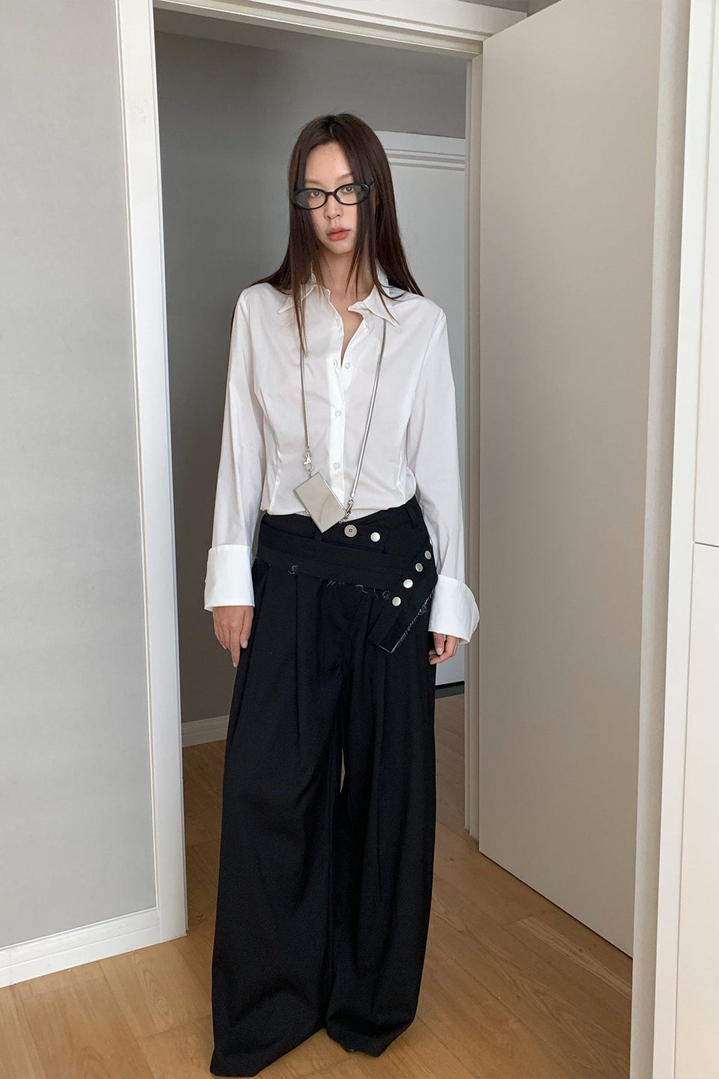Wide-leg Straight-leg Pants