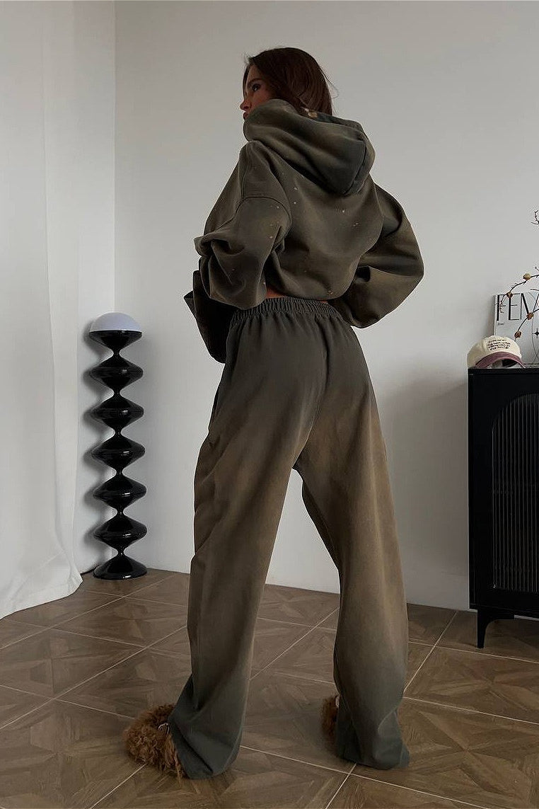 Hoodie Two Piece Pants Set