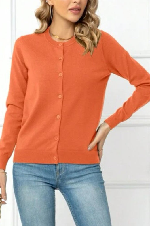 Color Knit Cardigan