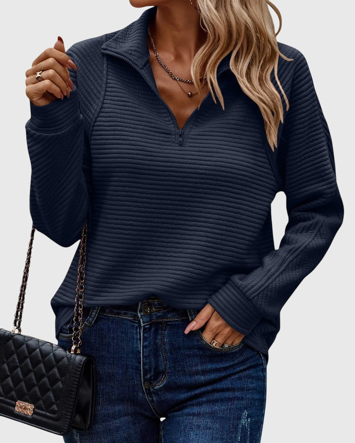 Abigail™ | Sweater With Zipper