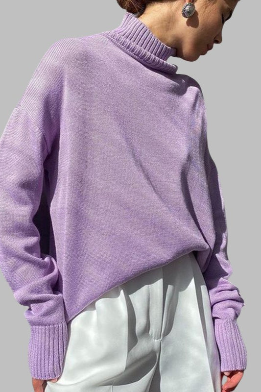 Versatile Turtleneck Euro Sweater