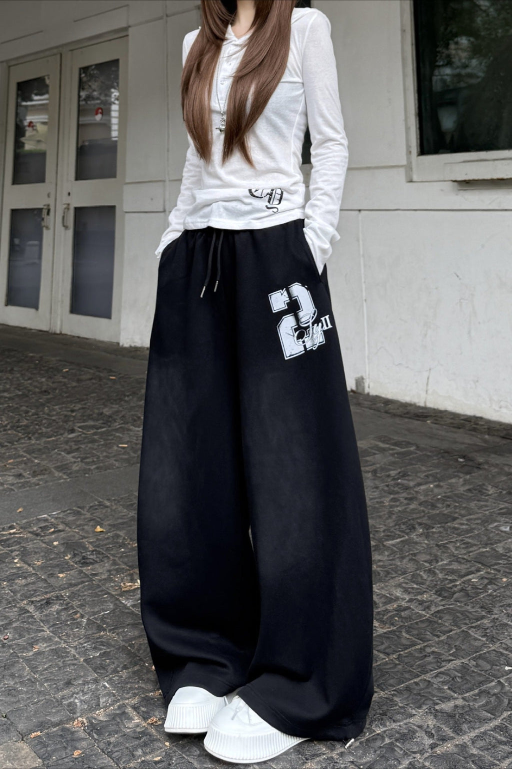 Y2k Oversized Blue Sweat Pant