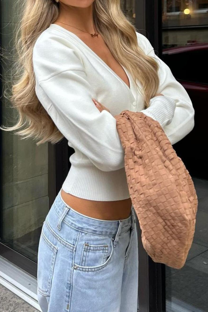 Color Slim Cardigan
