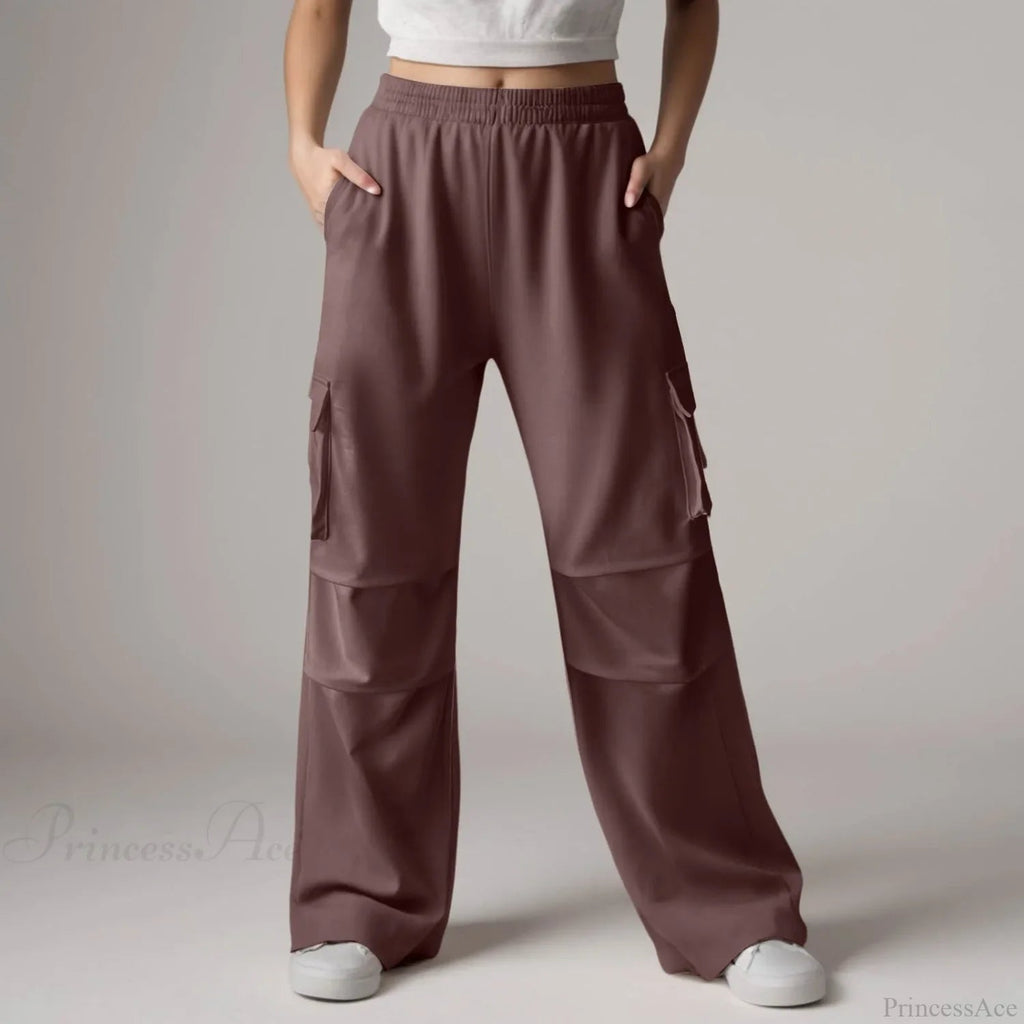 Baggy Cargo Sweatpants With Pockets Pants