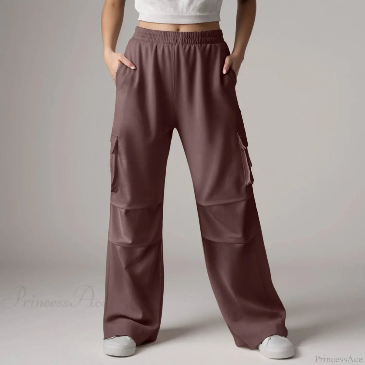 Baggy Cargo Sweatpants With Pockets Pants