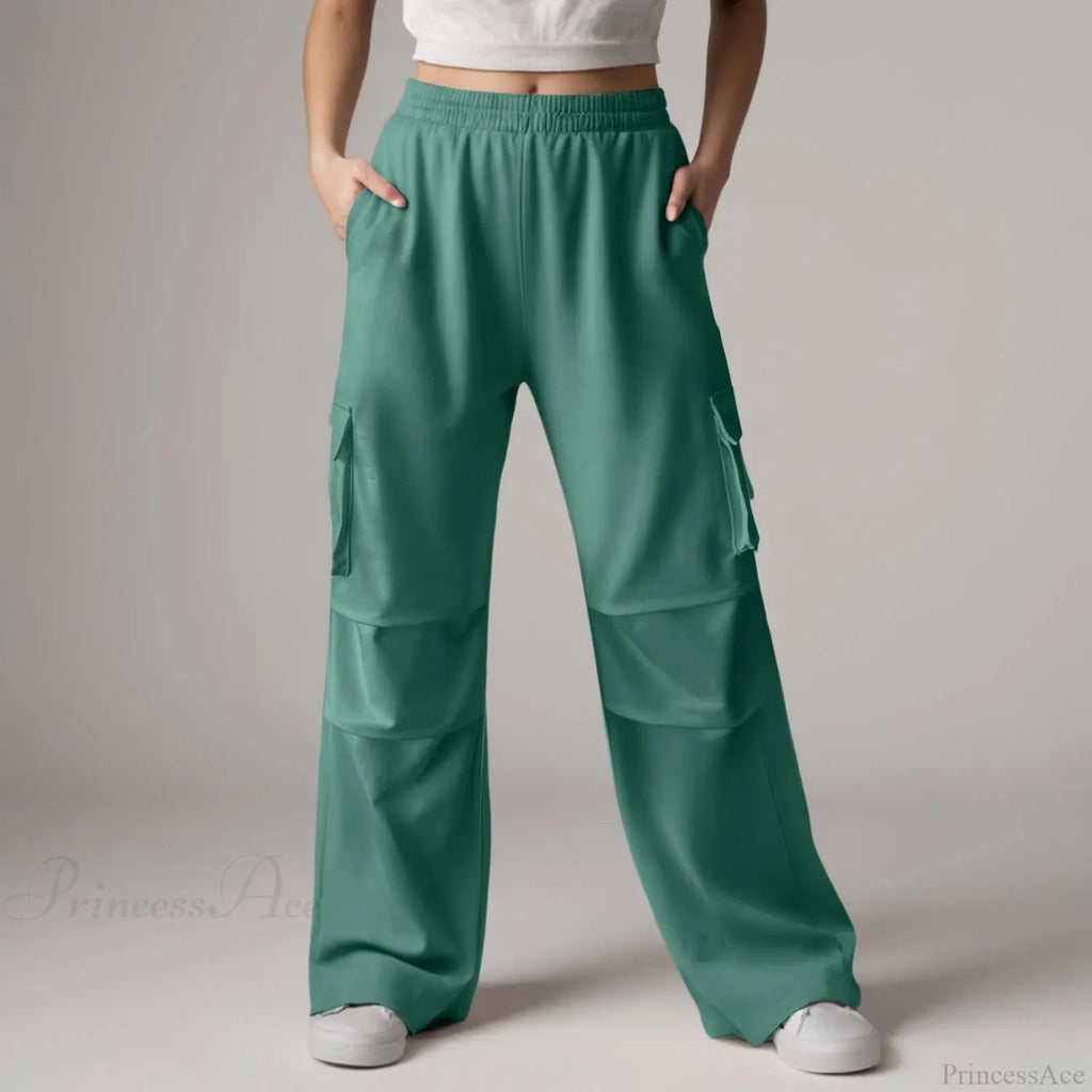 Baggy Cargo Sweatpants With Pockets Pants