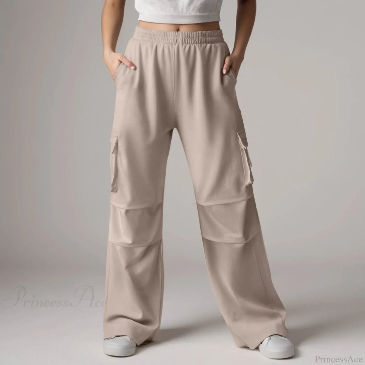 Baggy Cargo Sweatpants With Pockets Pants