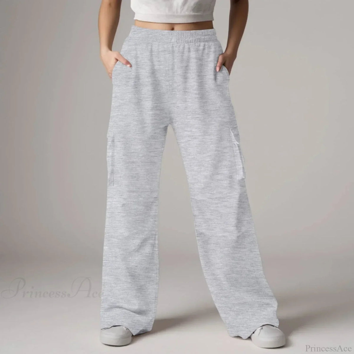 Baggy Cargo Sweatpants With Pockets Pants