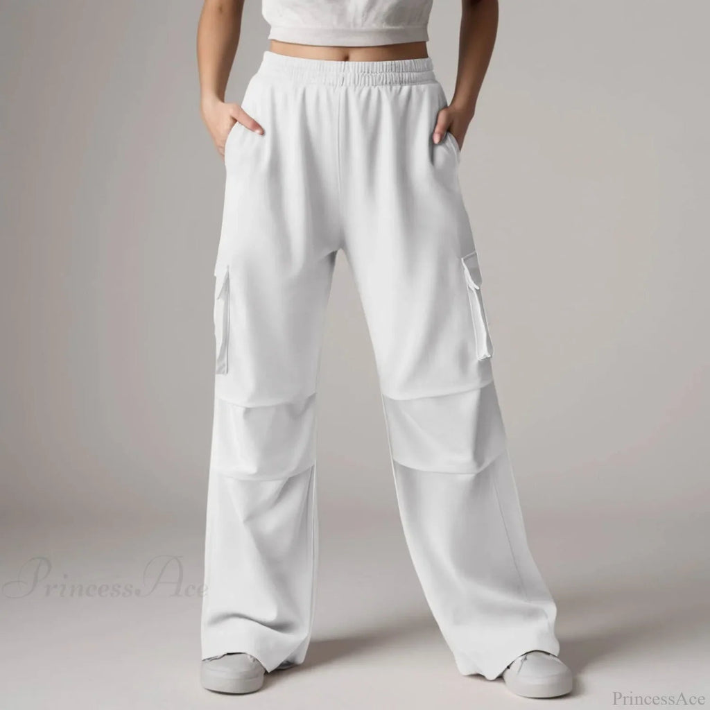 Baggy Cargo Sweatpants With Pockets Pants