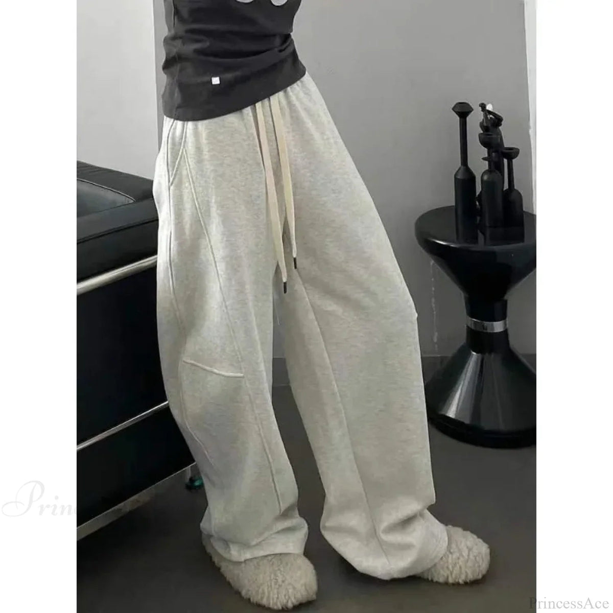 Basic Oversized Y2k Sweatpants Pants