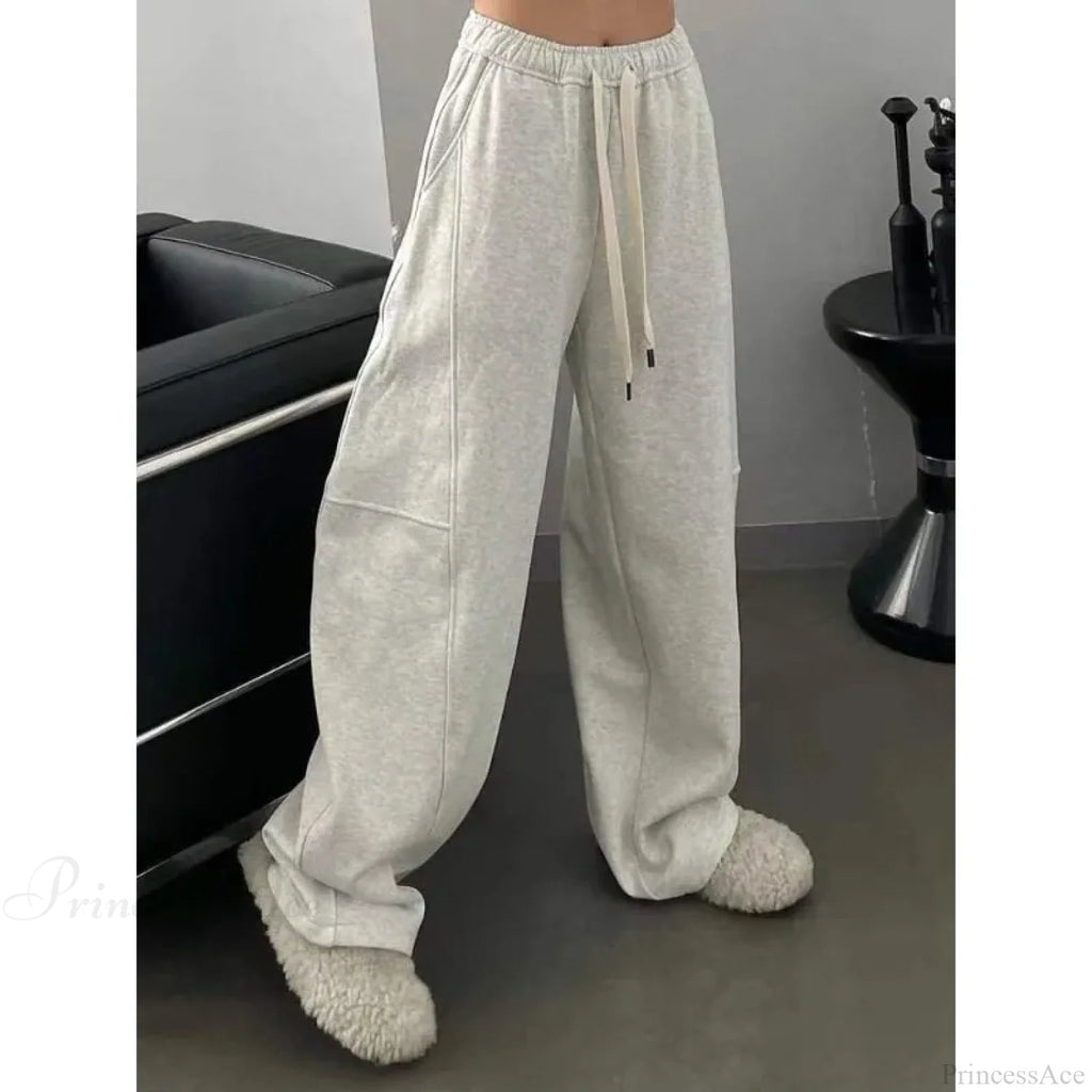 Basic Oversized Y2k Sweatpants Pants