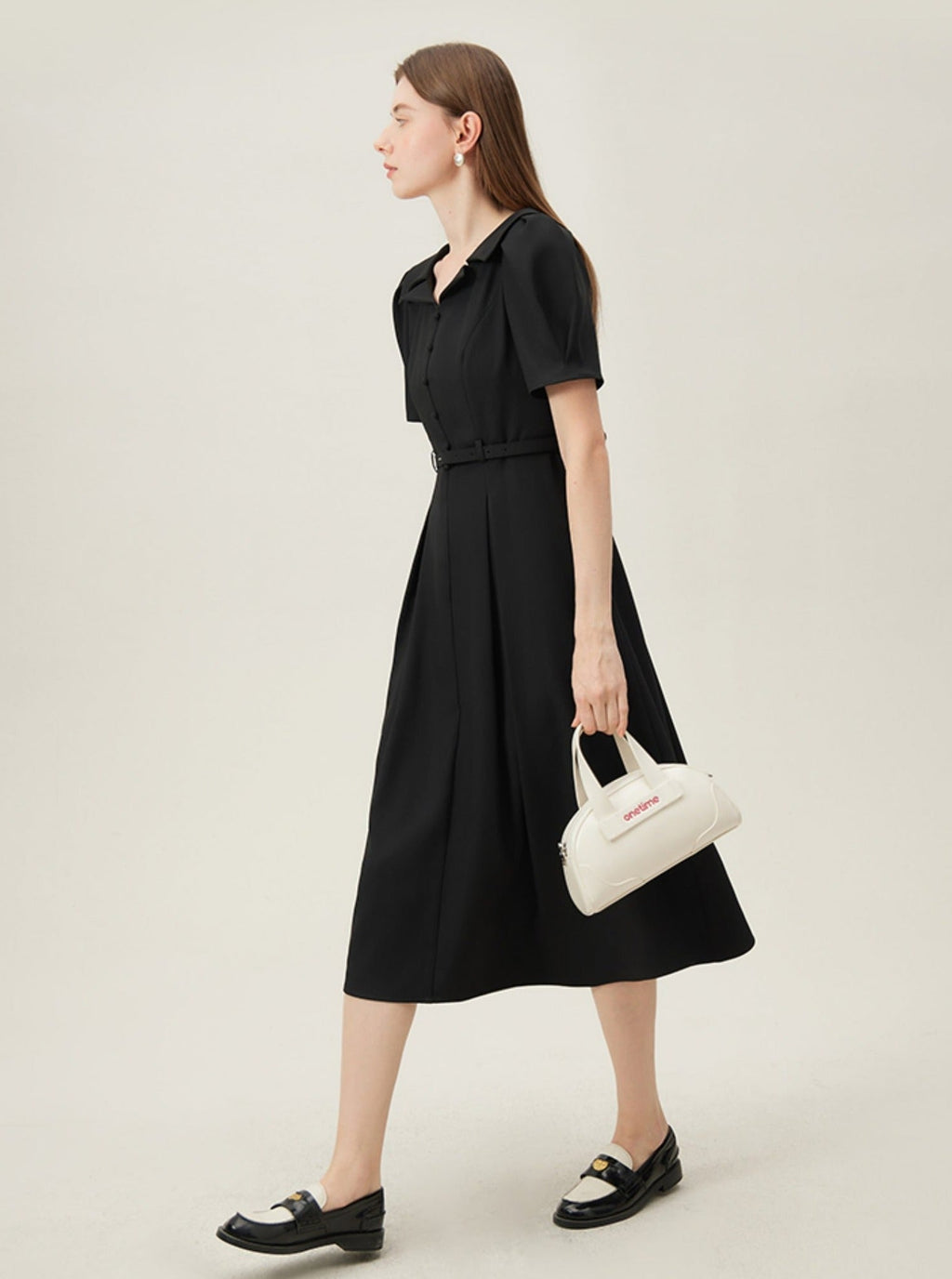 -inspired Silhouette Midi Dress