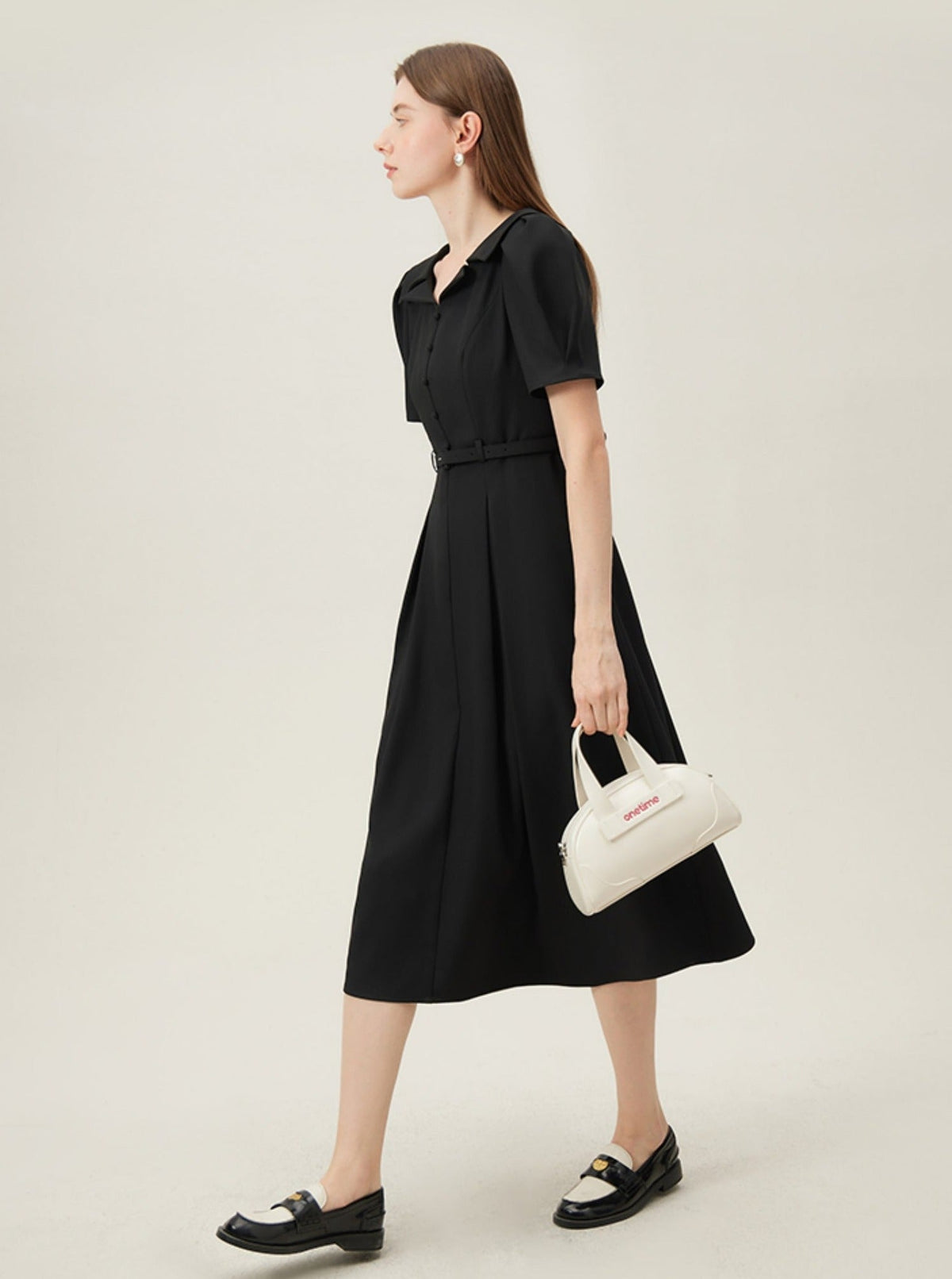 -inspired Silhouette Midi Dress