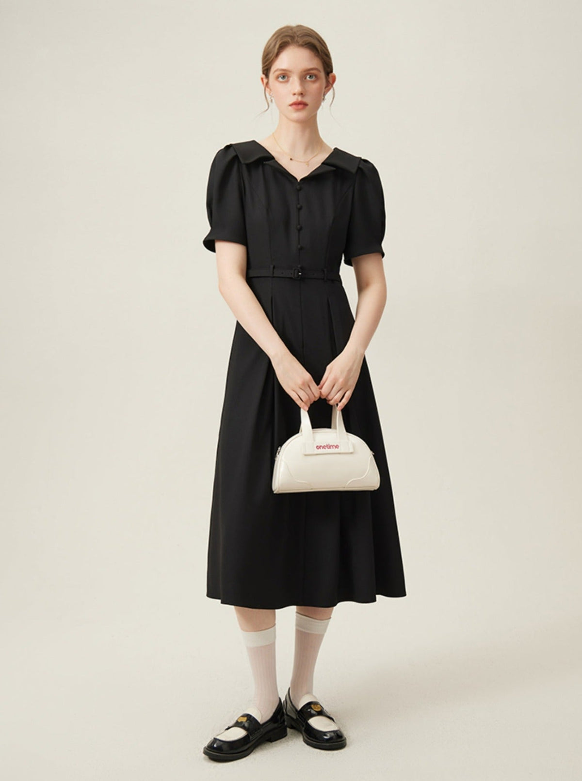 -inspired Silhouette Midi Dress