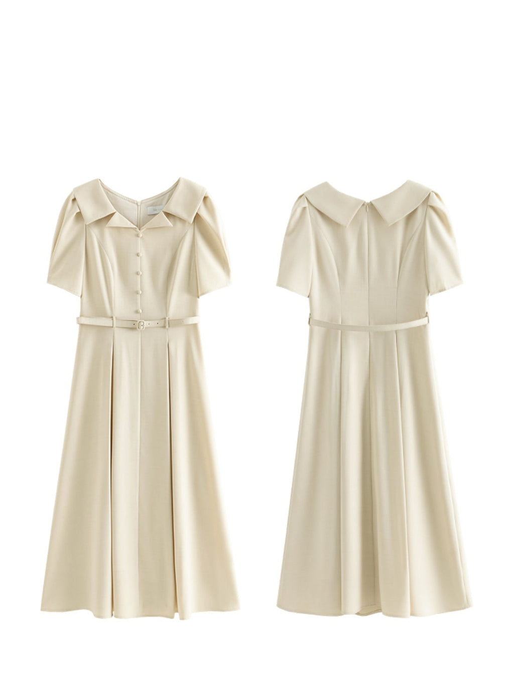 -inspired Silhouette Midi Dress