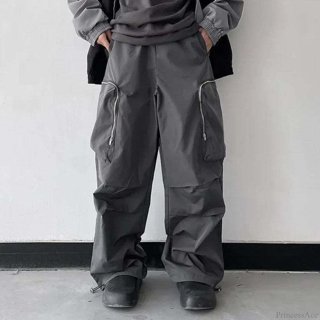 Black Baggy Cargo Pants