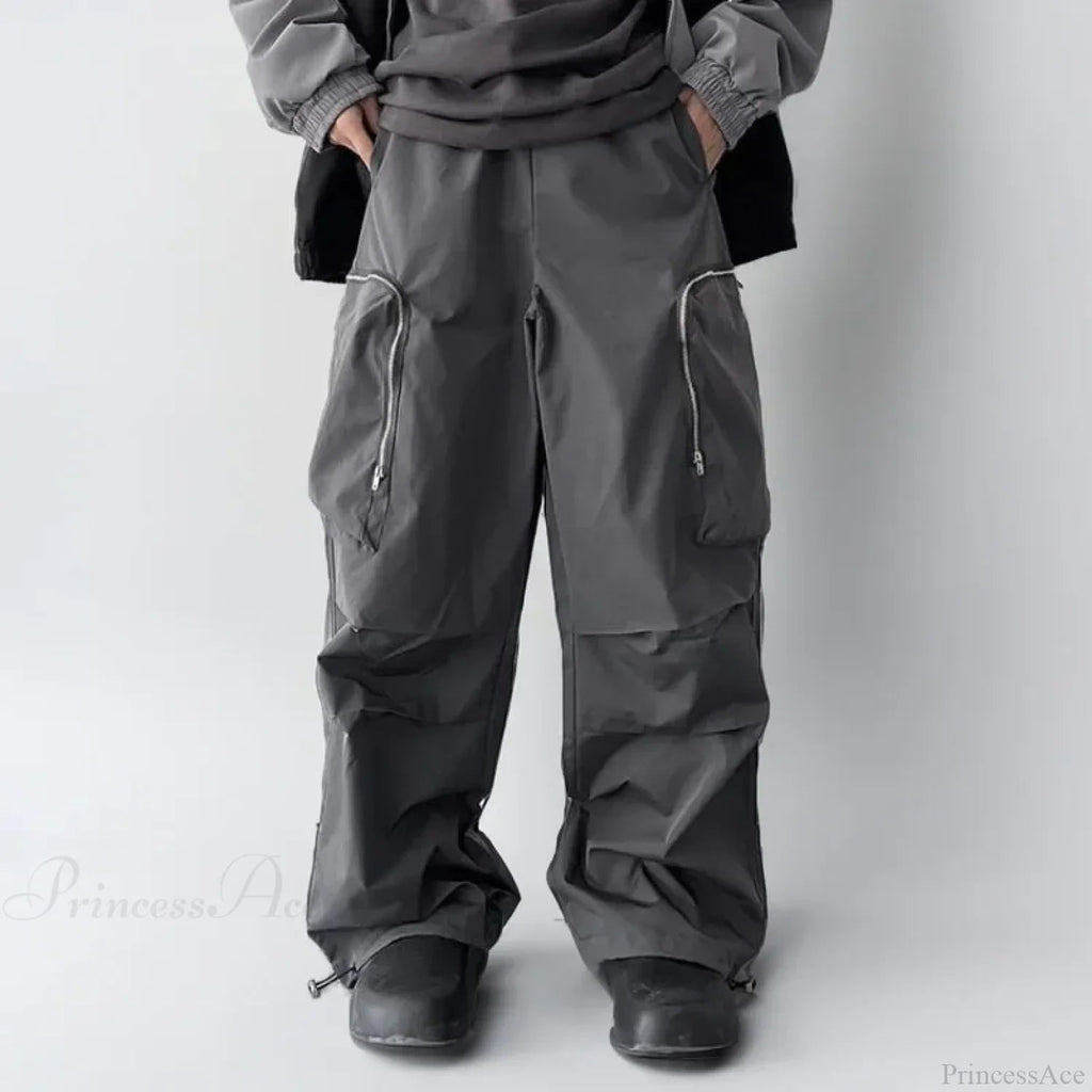 Black Baggy Cargo Pants