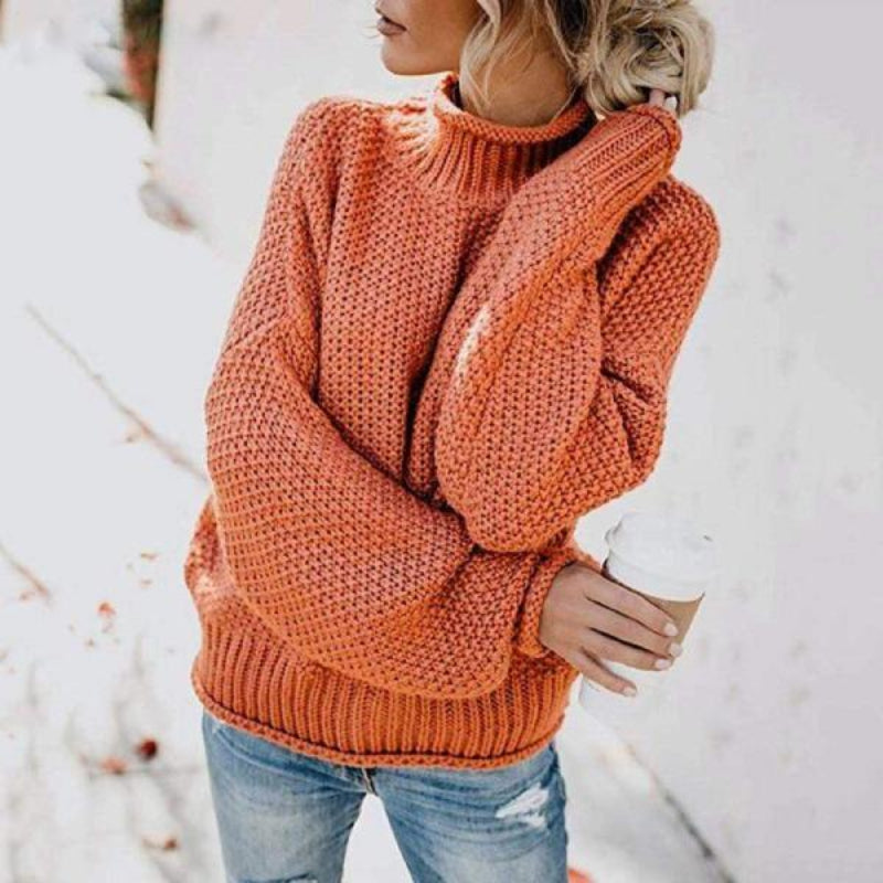 Knit Loose Pullover Sweater