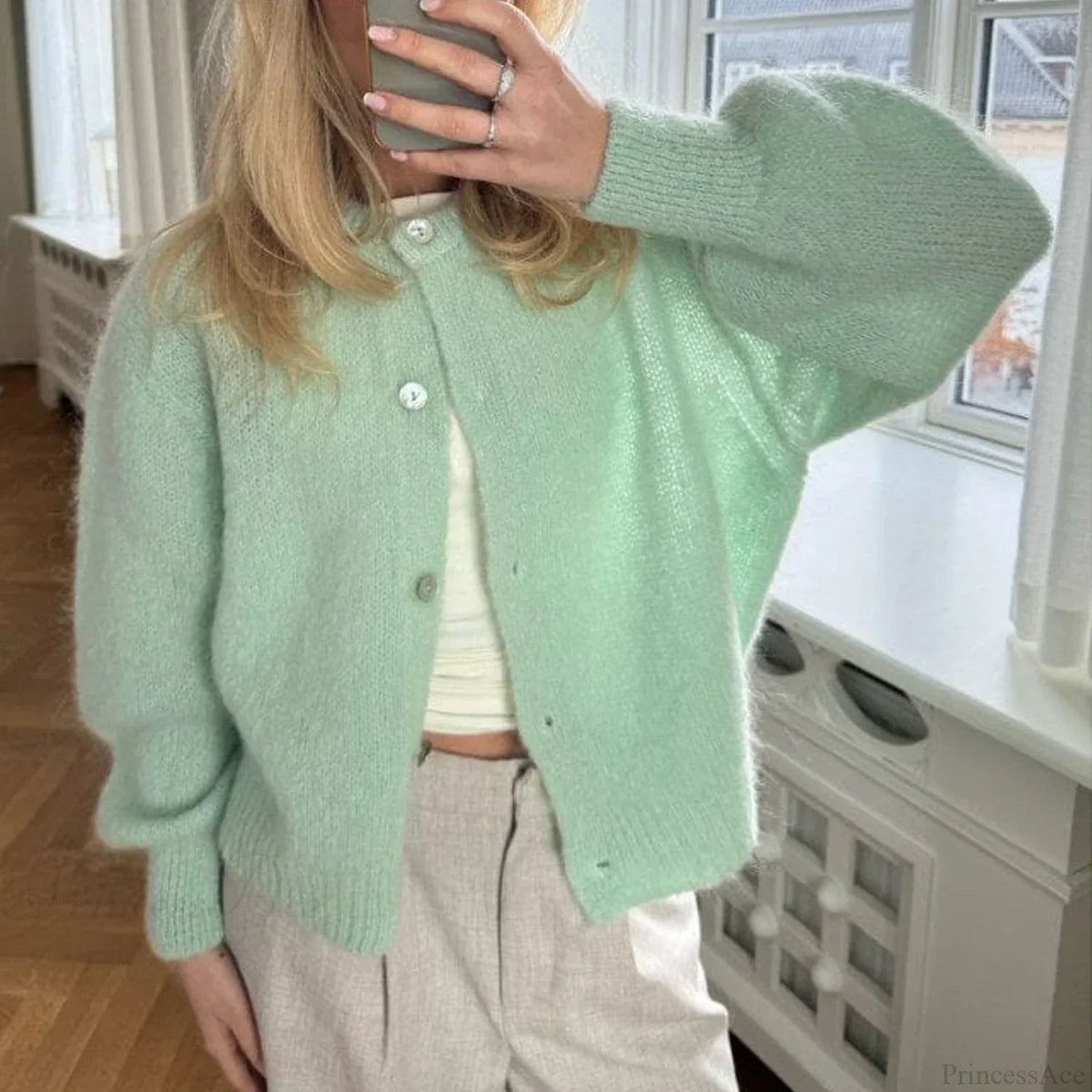 Button Up Lightweight Cardigan