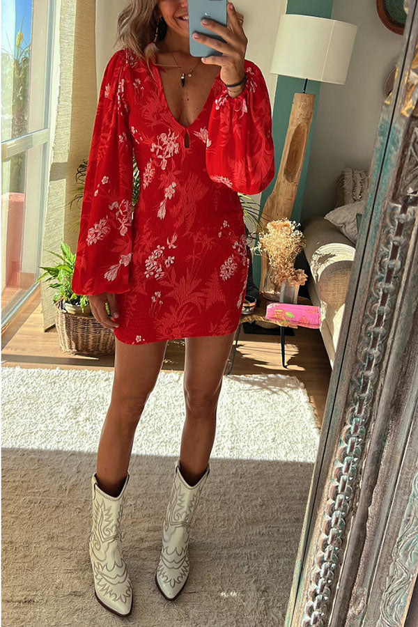 Like Wildflowers Smocked Mini Dress