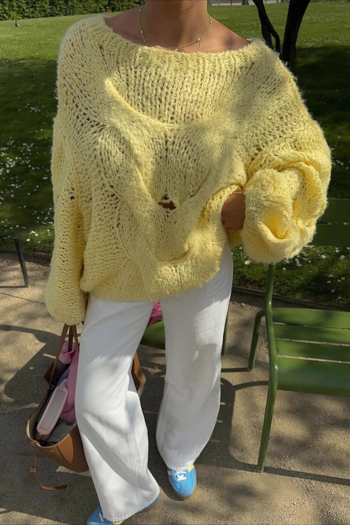 Slouchy Drop Shoulder Soft Sweater