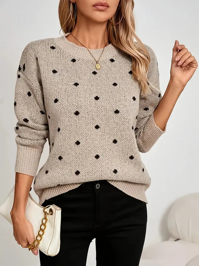 Comfortable Round Neck Sweater