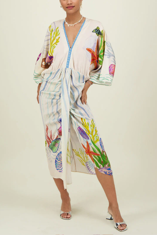 Personalized Graffiti Midi Dress
