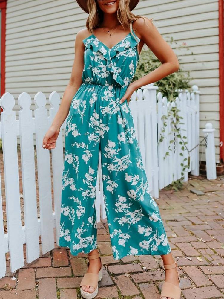 Perfect Sleeveless Wide-leg Jumpsuit
