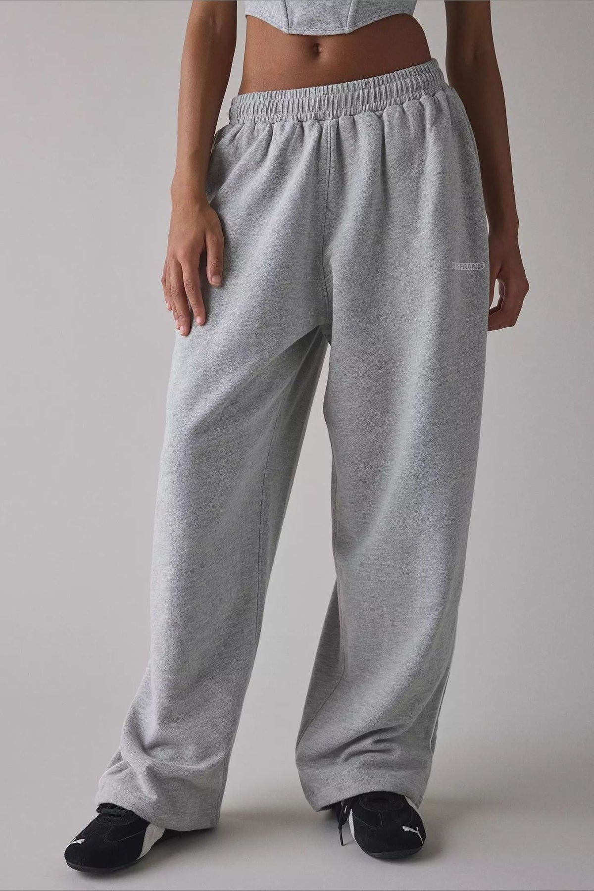 Elastic Waist Loose Fit Pants