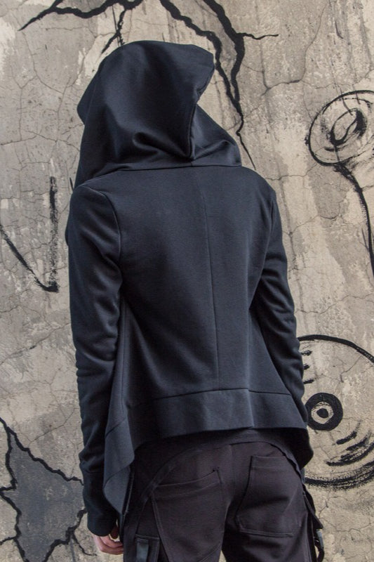 Dark Style Hooded Cardigan Hoodie