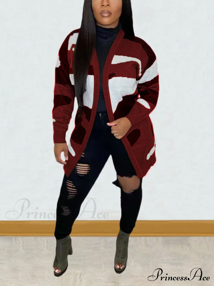 Camouflage Active Cardigan