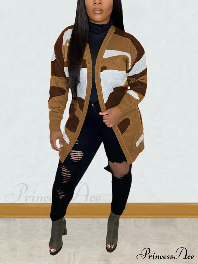 Camouflage Active Cardigan