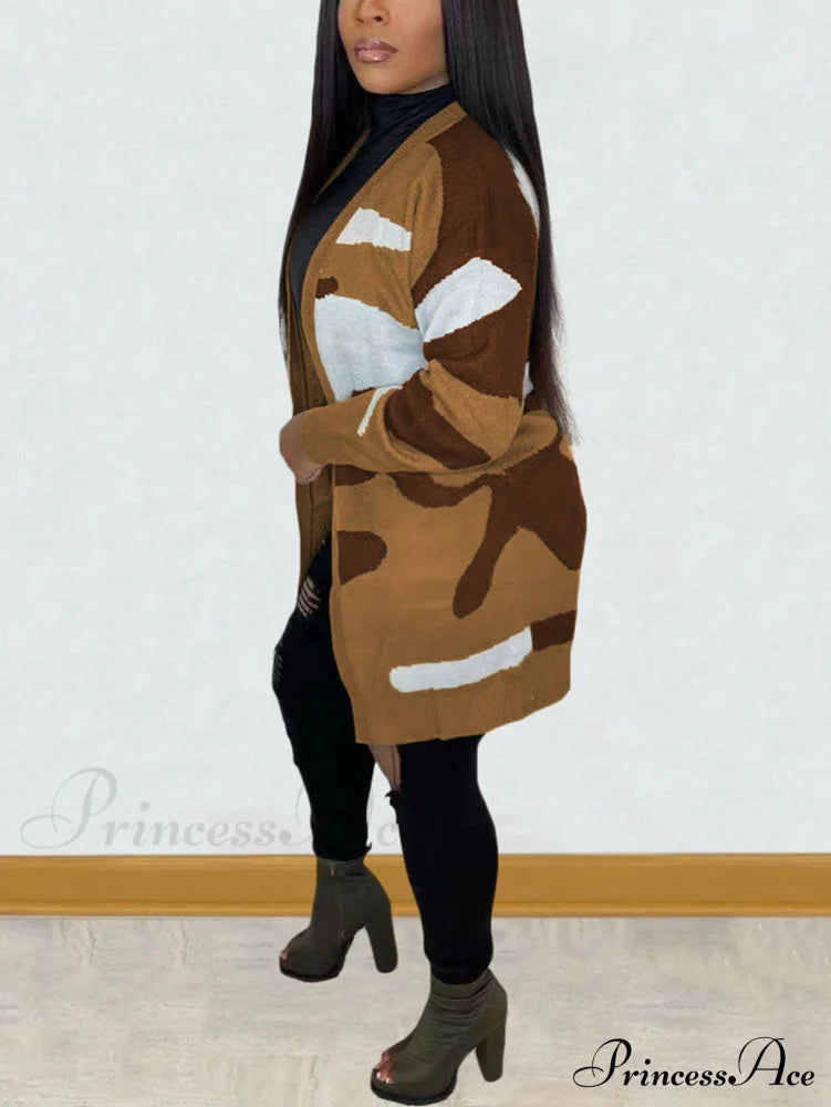 Camouflage Active Cardigan