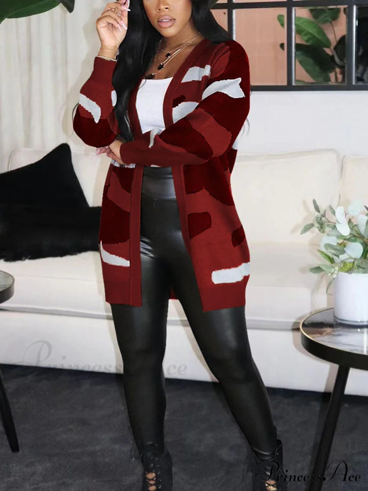 Camouflage Active Cardigan