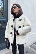 Cashmere Metal Snap Cardigan Coat
